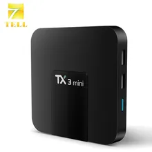 TX3 мини 2G 16G Android 7,1 ТВ приставка Amlogic S905W четырехъядерный 1 ГБ 8 ГБ VP9 HDR 4K H.265 медиаплеер