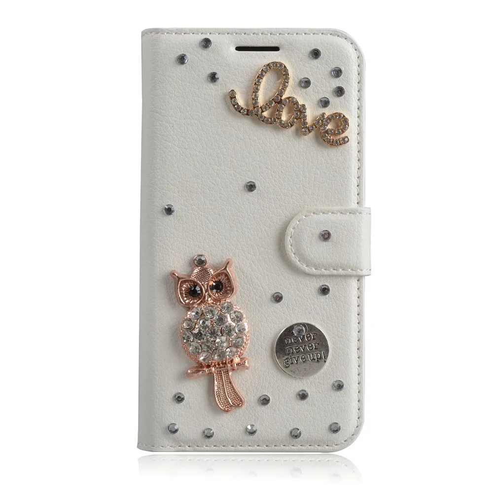 Роскошные Bling Diamond чехол для телефона Sony Xperia XA1 Z6 блеск Флип кожаный Wallet Чехол| |