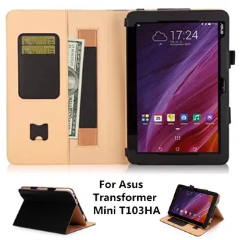 

Magnetic PU Leather Stand Case For ASUS Transformer Mini T103HAF 10.1 inch Tablet PC for Mini T103HAF Case Protective Shell+pen