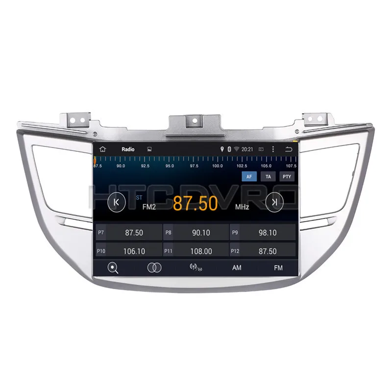 Best YMODVHT 10.1inch Octa Core 4GB+32GB Android 9.0 Car DVD Player for Hyundai Tucson 2015- Radio Stereo GPS Navigation 4