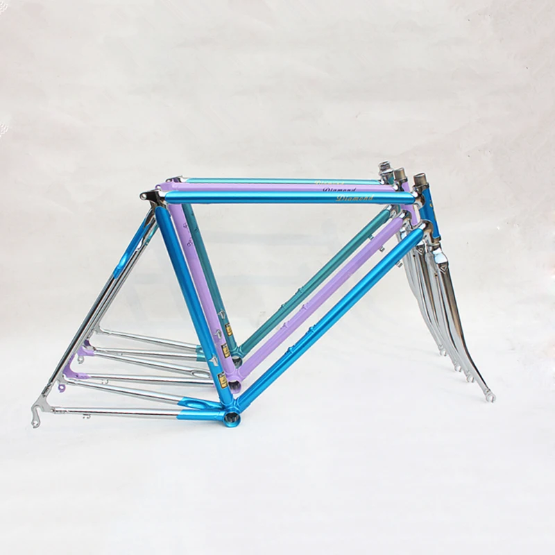 Perfect Reynolds 525 Chrome molybdenum steel fixie  frame DIY road bike frame 700 C frame 48 cm 50 cm 52 cm 54 cm 56cm 58cm 6