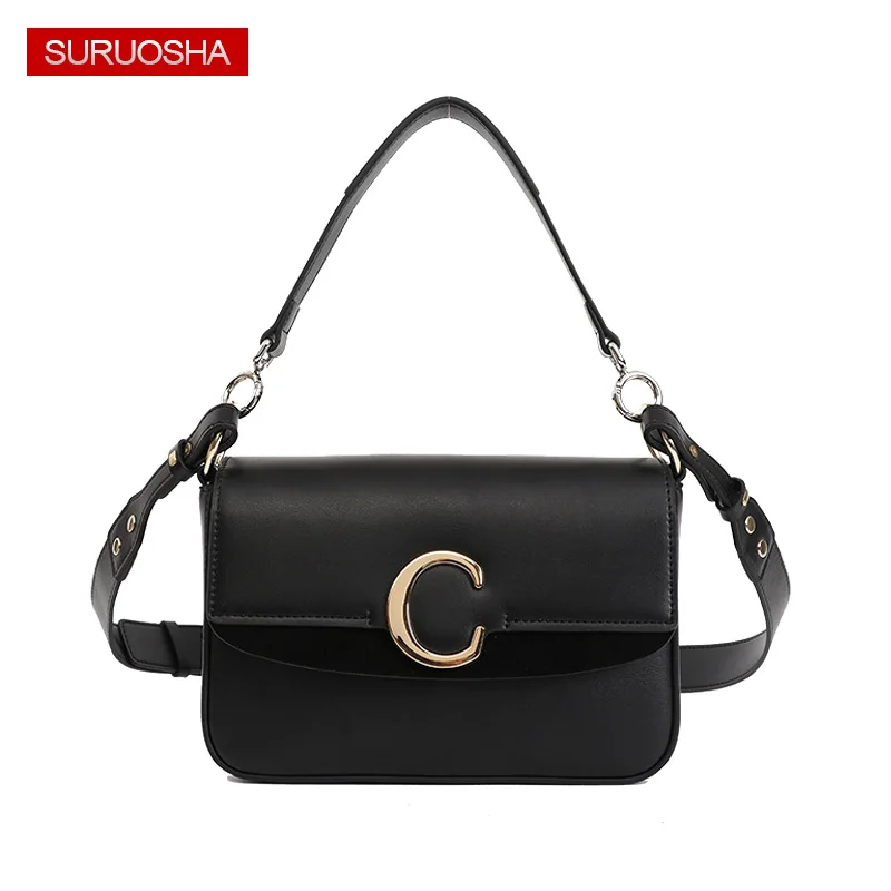 

2019 Bag Women Shoulder Bags Luxury Brand Crossbody Bags For Women Metal Brand Fashion Shoulder Bag for Summer