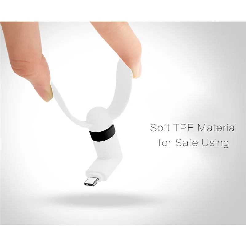BinFul Mini портативный мобильный телефон USB Type c вентилятор для телефона тестер