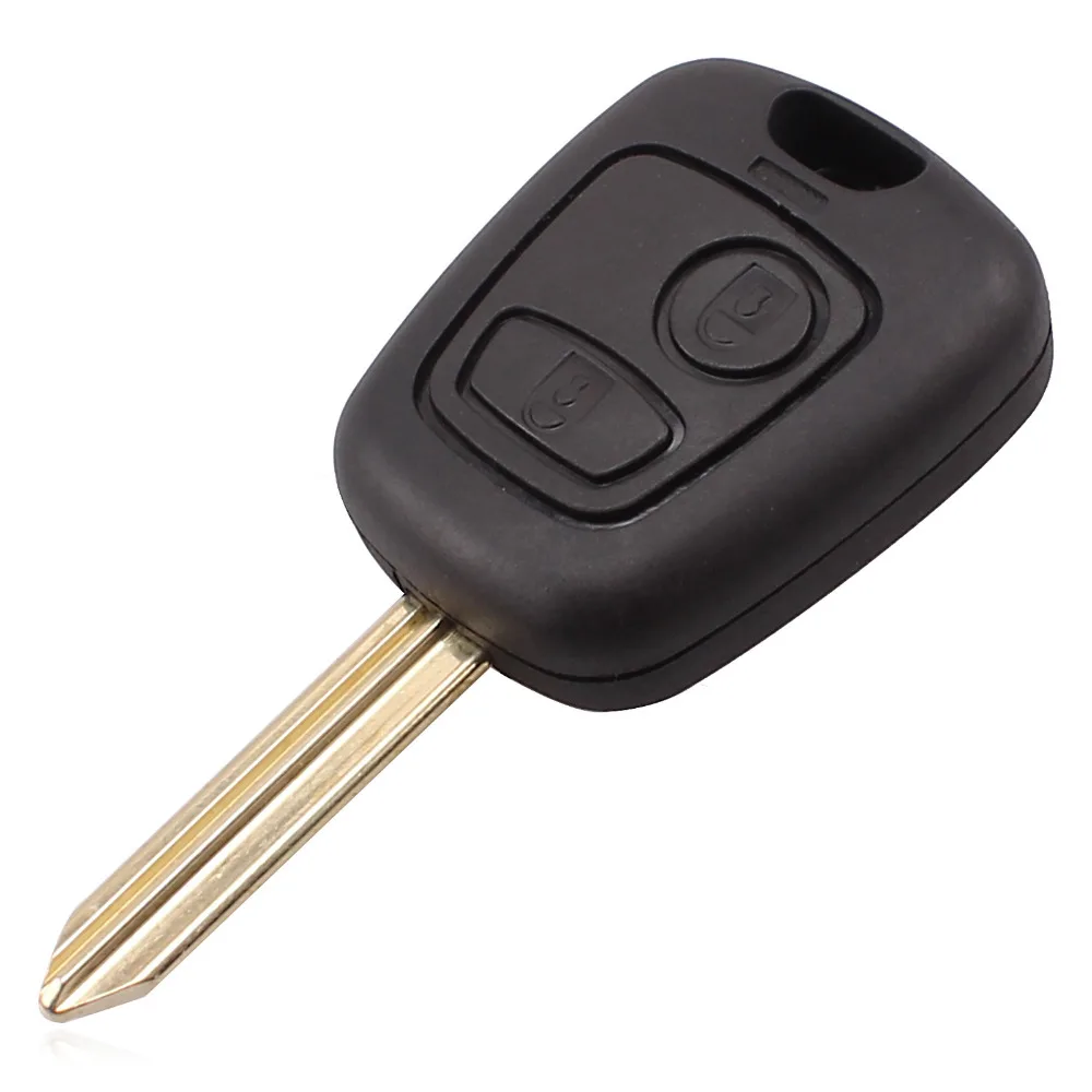 New 2 Button Car Keys Replacement Remote Alarm Key Case For Citroen