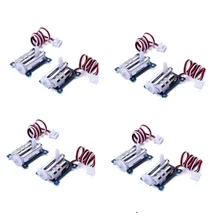 8 pçs/lote 1.5g Servo Servo Digital Micro Carregamento Dois Servo Goteck Linear 4 pcs 4 pcs esquerda direita Para DIY modelo RC zangão de Freestyle