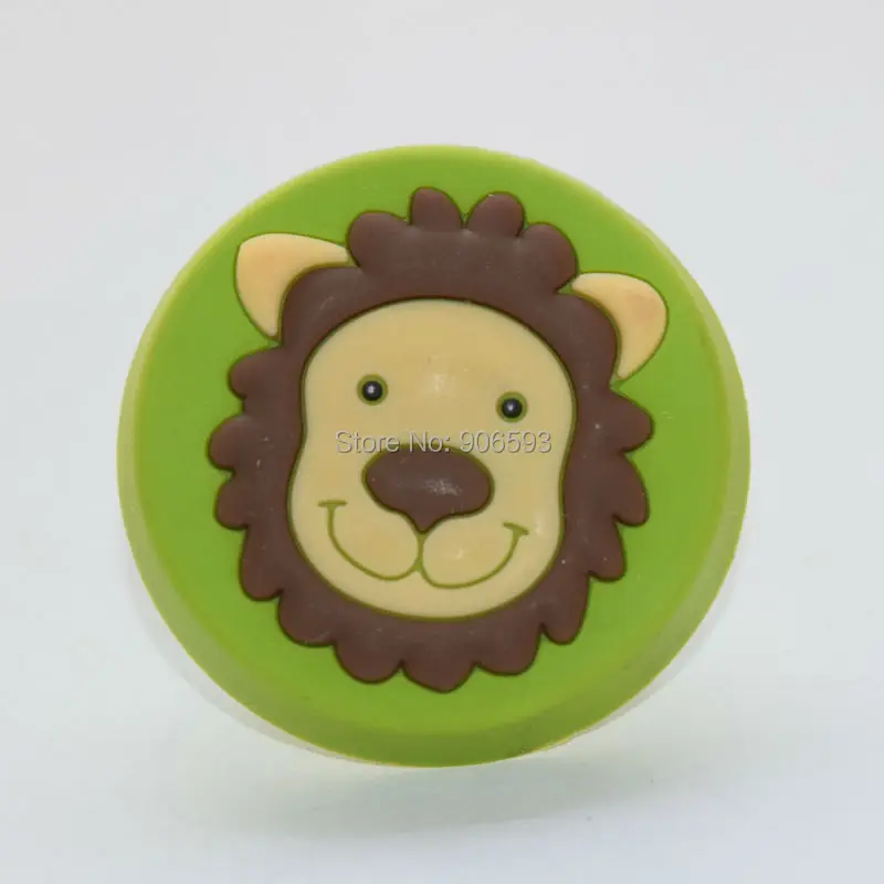 

12pcs lot free shipping sweet lionet shape cabinet knobs