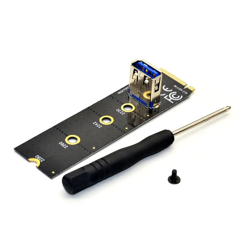 

Переходник NGFF на PCI-E Райзер, 2 шт., M2 на PCIe, USB 3,0