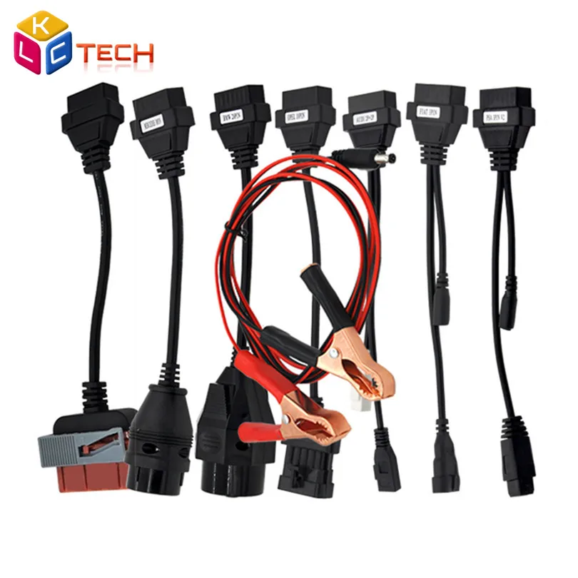 

Promotion OBDII OBD2 Full Set 8 Car Cables Car Cables OBD Diagnostic Scan Tool 8 Truck cables