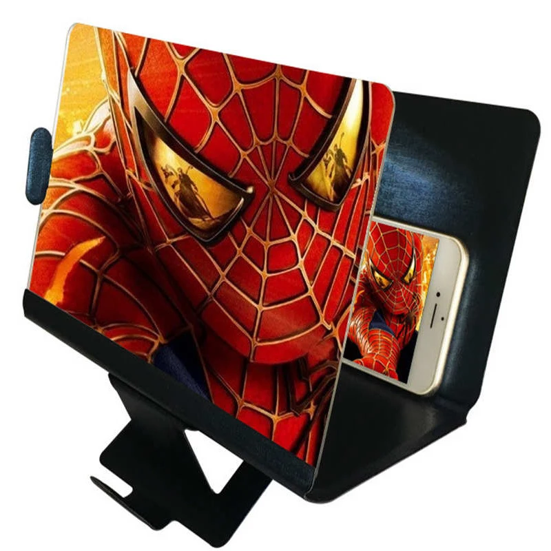 

Portable Design 8 Inch Mobile Phone Screen Magnifier 3D Video Magnifying Glass Eye Protector Multi-function Smart-phone Bracket