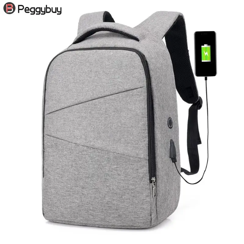 Men Laptop shoulder Backpack Canvas Backpacks Anti theft School ...