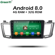 

10 inch 4GB RAM Android 8.0 Car DVD GPS Radio Fit Toyota RAV4 RAV 4 2013-2015 Car Stereo TV 4G Navigation Multimedia Head Unit