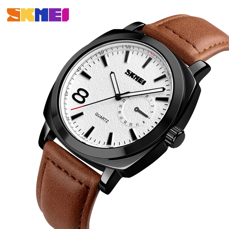 

SKMEI Fashion Top Luxury Men Watch Quartz Wristwatches 30bar Waterproof Big Dial Watches Colorful Mens Watches relogio masculino