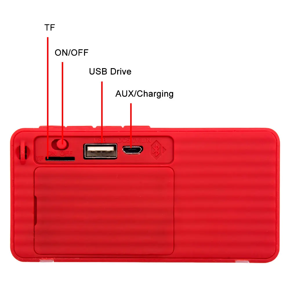 X3s Bluetooth Speaker Portable Wireless Music Sound Box Subwoofer Support Handsfree TF AUX FM Radio (10)
