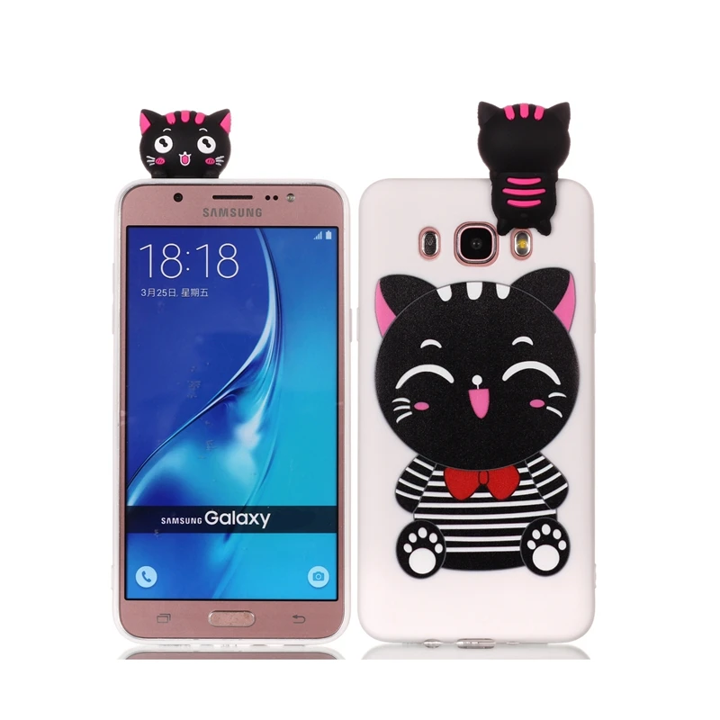 Etui для samsung Galaxy J5 j510 чехол для телефона 3D Единорог Panda собачий силиконовый чехол на СПС Coque samsung J5 J3 J7 J случаях