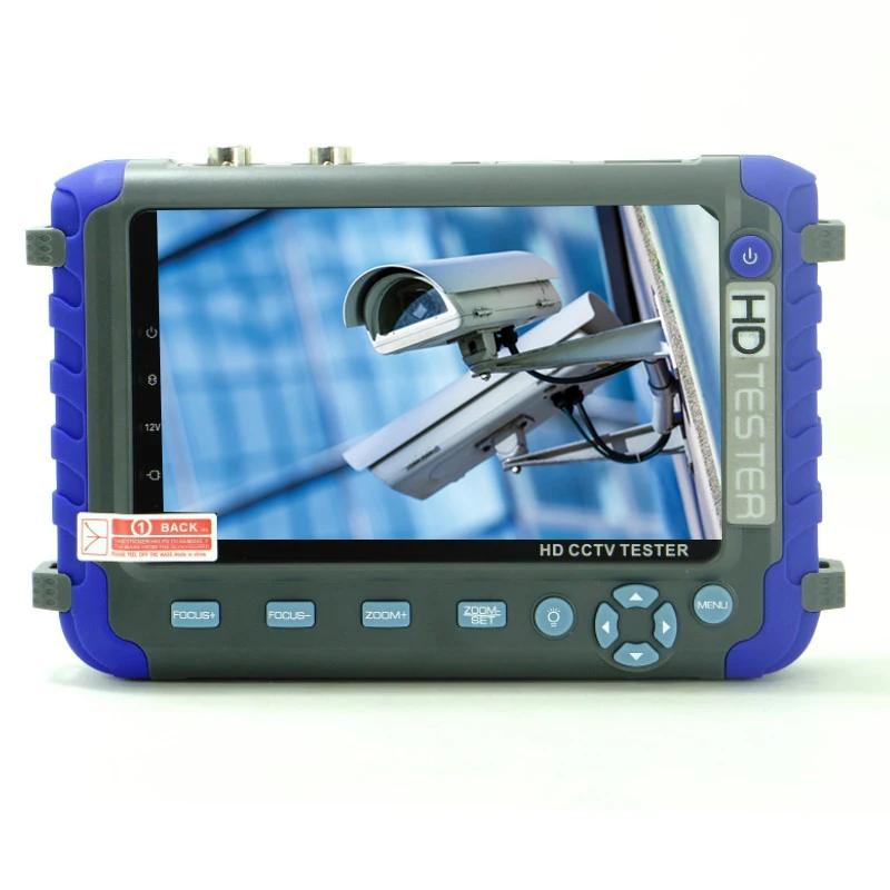 En Ligne Professionnel CCTV outil de test IV8C 5 pouce TFT LCD 5MP AHD TVI 4MP CVI CVBS CCTV Caméra Testeur Monitor support PTZ UTP