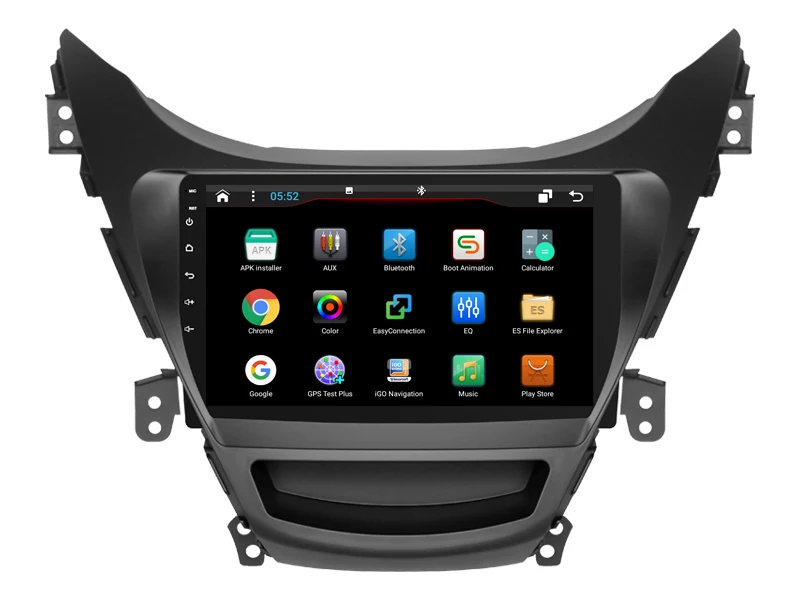 

OTOJETA DSP stereo carplay android 8.1 car radio for Hyundai Elantra 2012 car accessories bluetooth Gps navigation tape recorder