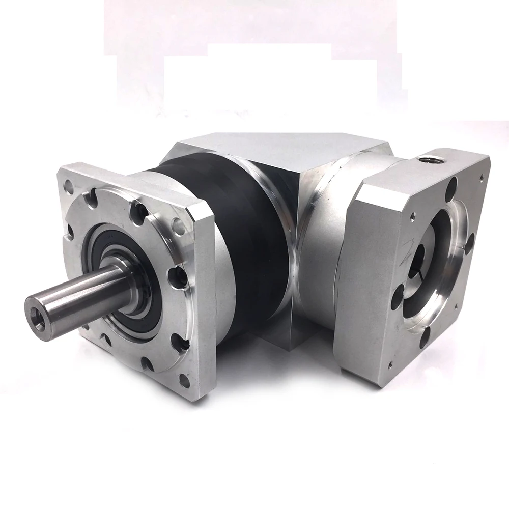 Supply Right Angle Servo Speed Reducer Ratio 4 5 7 10:1 3500rpm 90mm Planetary gearbox reducerfor NEMA36 Servo Motor