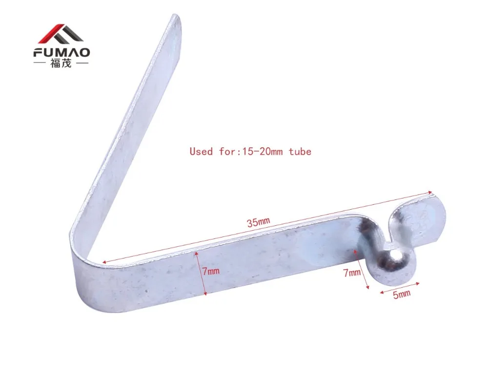 Manufacturer customized tube lock spring,metal clamps for pipesin