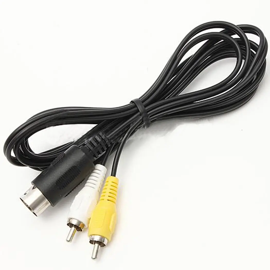 1 RCA Phono AV font b Audio b font Video Lead A V Cable for Sega