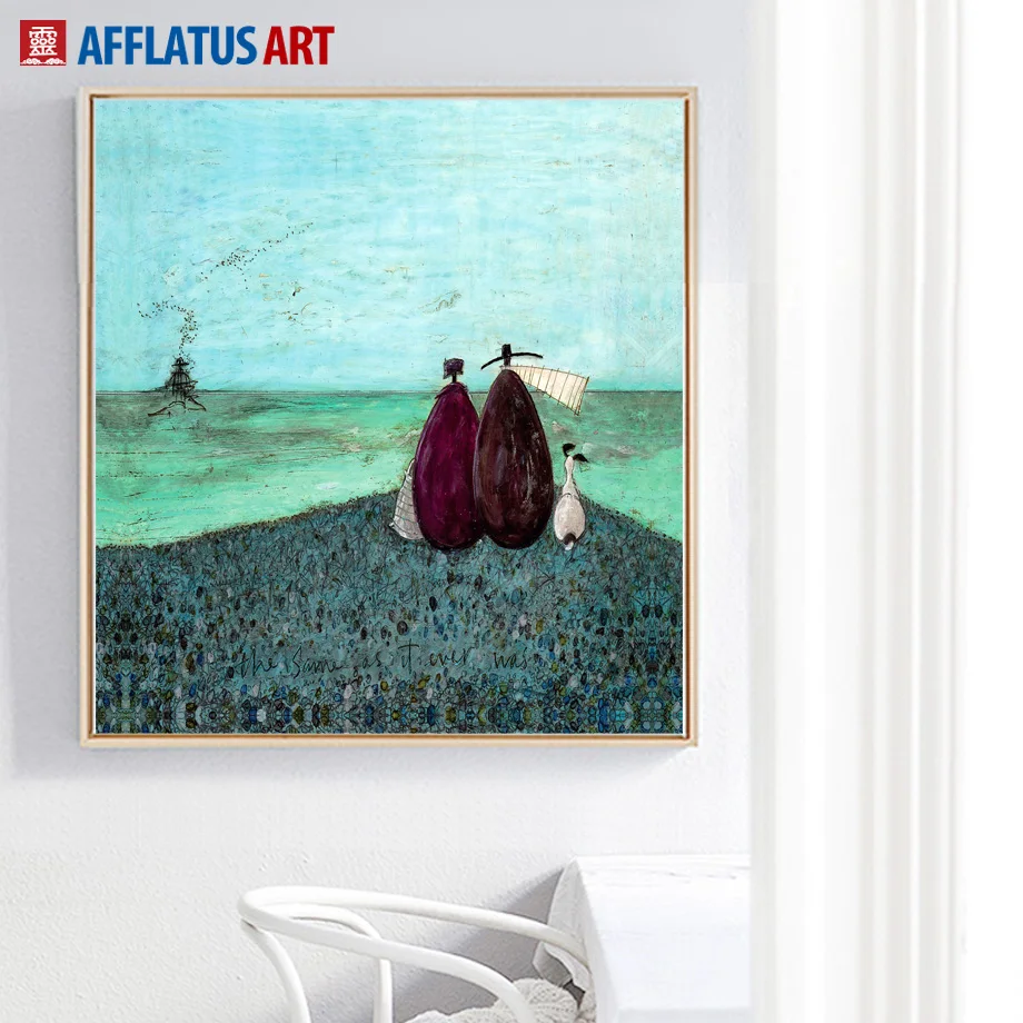 AFFLATUS Горный пейзаж скандинавский плакат холст живопись настенные художественные плакаты и принты настенные картины для гостиной домашний декор