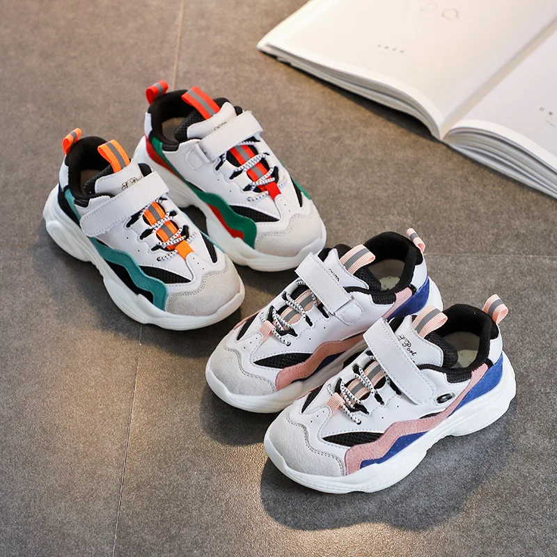 

children's sports shoes 2019 spring children's shoes new Korean version of the old shoes boys and girls running shoes