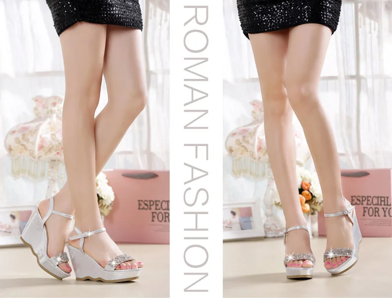 33_Womens Summer Fashion High Platform Wedges Small Size Shoes Online Elegant Rhinestone Sandals On Sale High Quality