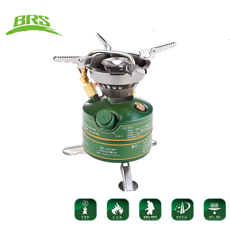 

BRS-29B Non-Preheat Gasoline Stove 450ml Oil Burners Outdoor Cooking System 567g Portable Camping Stove For Backpacking Hiking