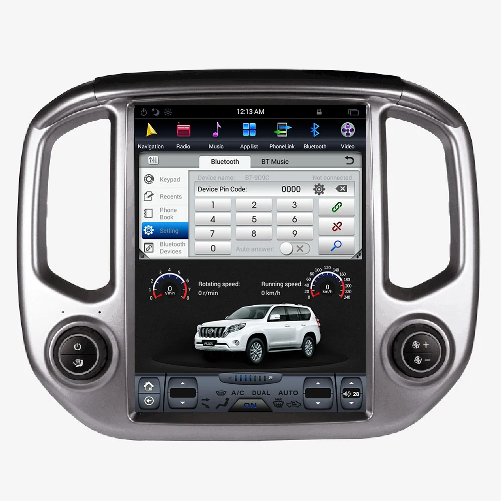 Perfect 12.1" Tesla style Vertical car radio stereo GPS for GMC Canyon Chevrolet Colorado 2015 2016 -2018 navigation multimedia system 3