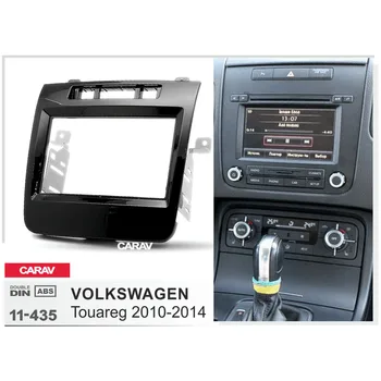 

Double Din Fascia For VOLKSWAGEN For T ouareg Radio DVD Stereo Panel Dash Mounting Installation Trim CARAV 11-435