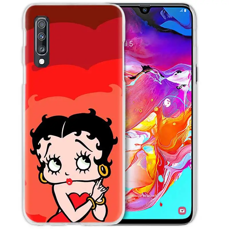 Betty Boop пикантные чехол для samsung Galaxy M40 A50 A80 A70 A60 A40 A30 A20e A10 J4 J6 плюс J8 S10e S10 5G жесткий чехол из ПК для телефона - Цвет: 11