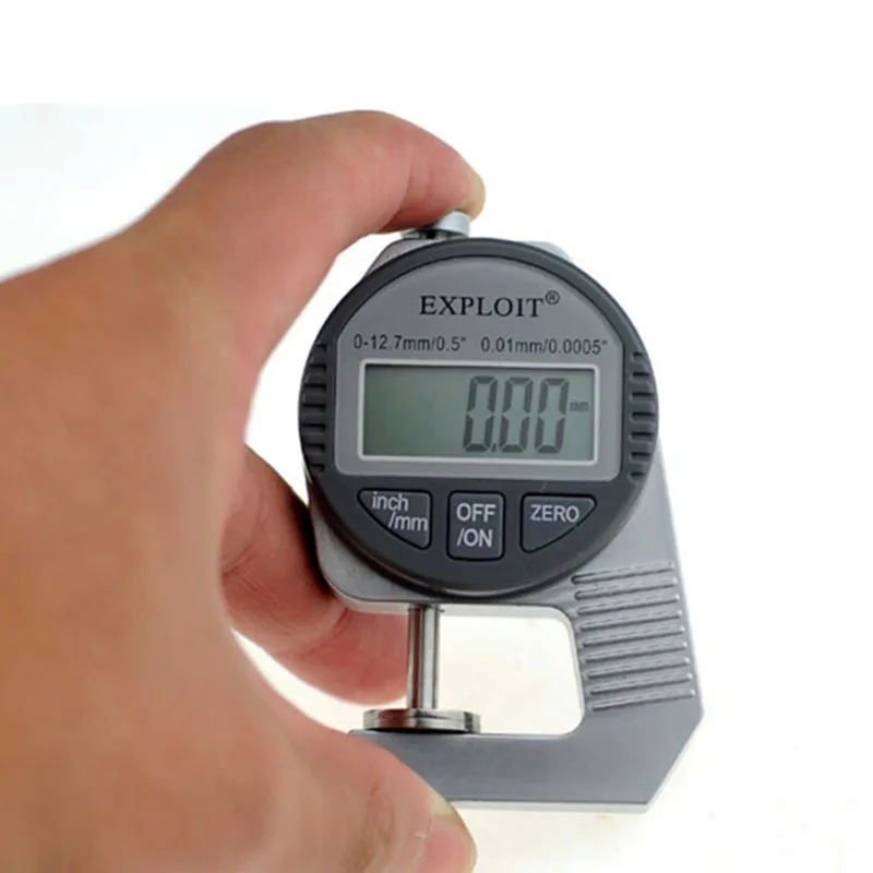 

Exploit High precision 0.01MM profession digital LCD display Thickness Gauge meter paper / leather / fabric thickness tester