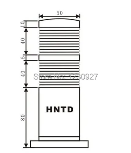 HNTD50 24VDC Led машинный инструмент сигнальные огни Двухслойное светодиодное освещение для сигнальной башни двухцветная комбинация предупреждающий сигнальный свет