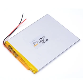 

3088128 3.7 V lithium Tablet polymer battery 4000 mah DIY mobile emergency power charging treasure battery Power bank PAD DVD