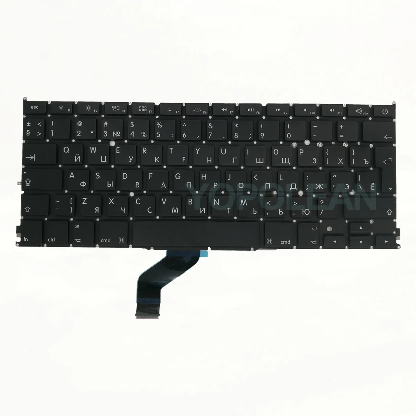 3 шт. новая клавиатура с русской раскладкой для Macbook Pro Retina 13 дюймов A1425 2012 2013