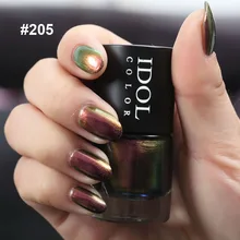 IDOL цвет 10 мл Chemeleon Seriss лак для ногтей с высоким содержанием голографический лак для ногтей супер блеск голографический лак для ногтей