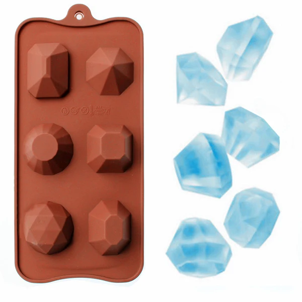 chocolate homemade ice mold Gem Diamonds jewelry precious stone gemstone Sweet Candy,fondant
