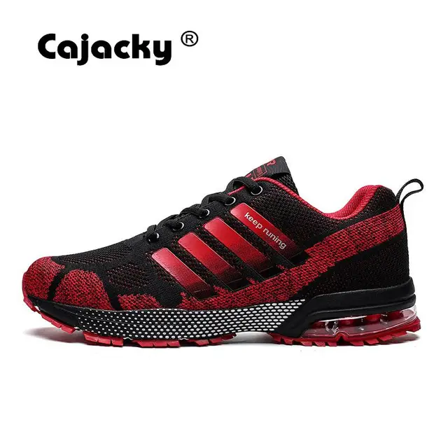 US $21.23 Cajacky Men Sneakers Running Plus Size 36-47 Unisex Air Mesh Jogging Shoes Outdoor Trainers Shoes L