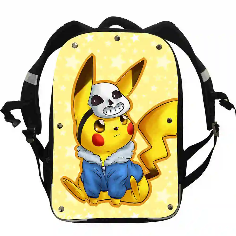 Undertale Ultra Instinct Pokemon FNAF Sans UT аниме рюкзаки для мальчиков и девочек подростков