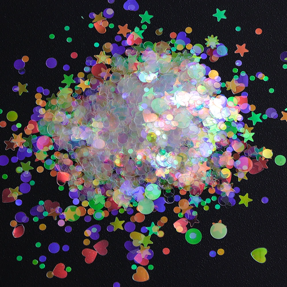 AB Color Flakes Nail Sequins3