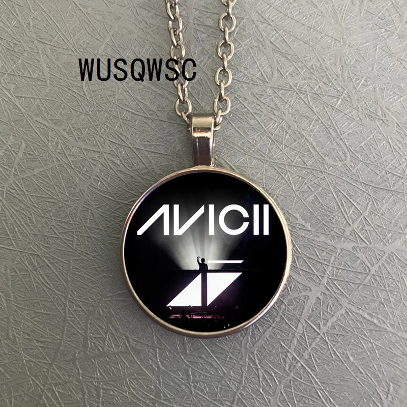 WUSQWSC A подвеска в виде креста Avicii логотип ювелирные изделия DJ Тим Bergling стекло