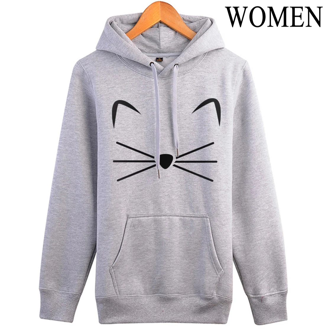 

pullovers brand clothing 2019 kawaii KITTY KITTEN pink tracksuits Women fashion harajuku Casual fleece loose fit hoodies female