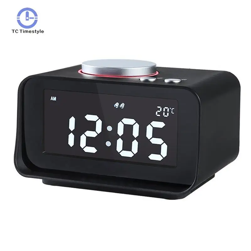 Buy Fm Radio Alarm Clock For Heavy Sleepers With Dual