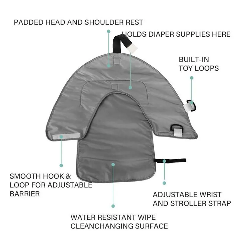3 в 1 Многофункциональный Портативный Детские Складная не впитывают мочу разнообразные водонепроницаемый подгузник сумка для смены подгузников крышка коврик для путешествий на открытом воздухе