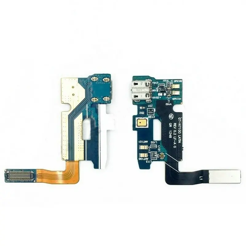 

New Microphone Module+USB Charging Port Board Flex Cable Connector Parts For Samsung Note 2 N7100 N7108