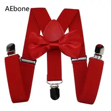 AEbone/галстук-бабочка для мальчиков и подтяжки, детские красные комплекты с подтяжками и галстуком-бабочкой для девочек, детские подтяжки с бабочкой, Детские бредели, Kinderen, Свадебная вечеринка, Sus66