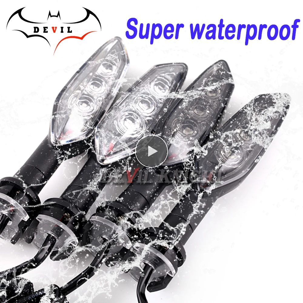 Светодиодный индикатор поворота для YAMAHA FZ8 FZ6 N S R FZ1N FZ1 Fazer XJ6 Diversion F TDM 900 аксессуары
