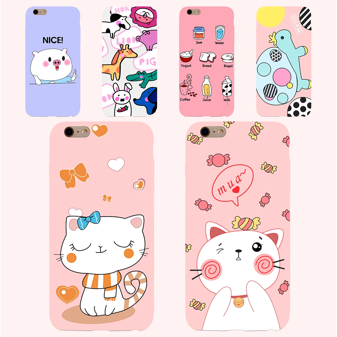 For VIVO V5 X9 X9s Plus Case Cute Cartoon Nice Pig Tortoise Zoo Animal Cat Food Soft TPU Cover Phone |