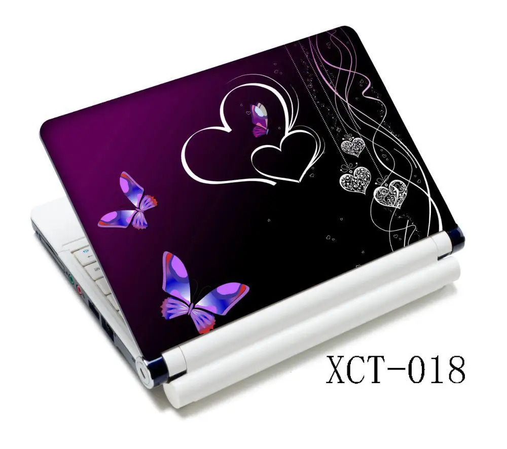 Purple Hearts Butterfly 15.6" High Quality Laptop Skin