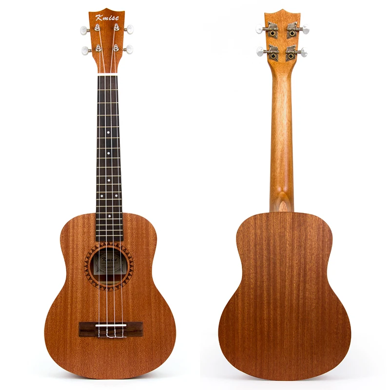 Kmise концертные Гавайские гитары укулеле с черным оттенком сатиновая Ukelele Uke Sapele 23 дюйма 18 ладов 4 струны Гавайская акустическая гитара с гиговой сумкой