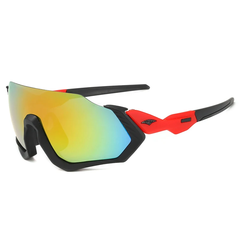Велосипедные солнцезащитные очки MTB велосипедные очки мужские gafas ciclismo ветрозащитные велосипедные очки UV400 для рыбалки и пеших прогулок спортивные очки для женщин - Цвет: Red
